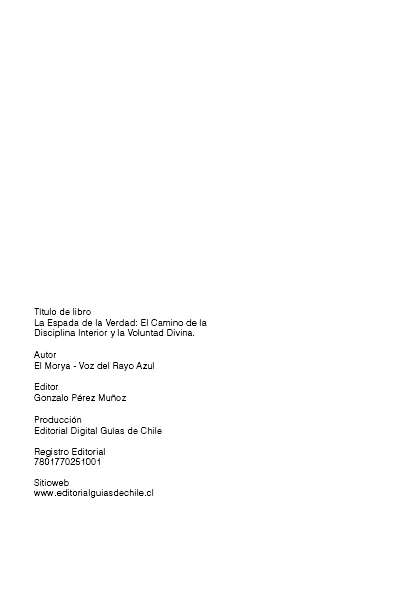 La Espada de la Verdad – El Camino de la Disciplina Interior y la Voluntad Divina (PDF)