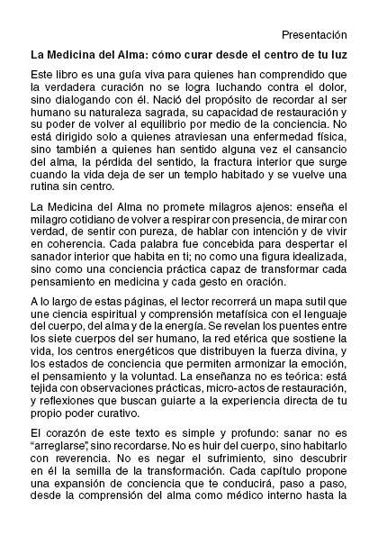 La Medicina del Alma - Cómo curar desde el centro de tu luz (eBook PDF)