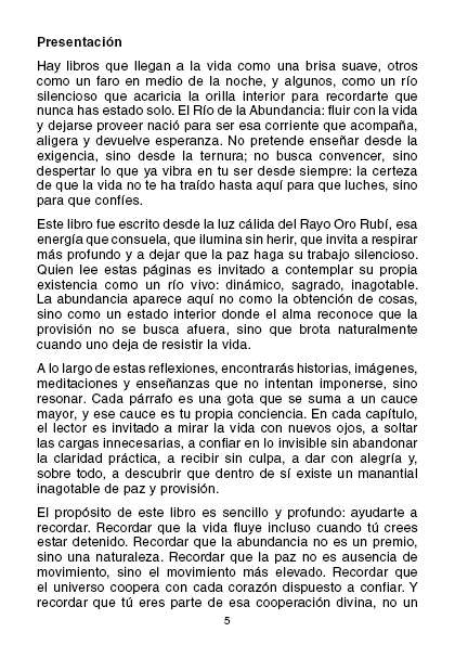 El Río de la Abundancia – Fluir con la vida y dejarse proveer (PDF)