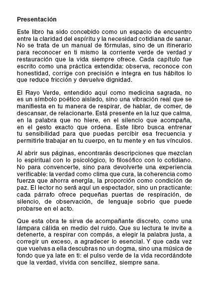 El Rayo Verde – Sanación, Verdad y Expansión de la Conciencia (PDF)