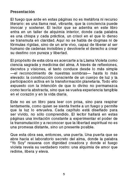 El Fuego Violeta: La alquimia secreta de la libertad interior (PDF)